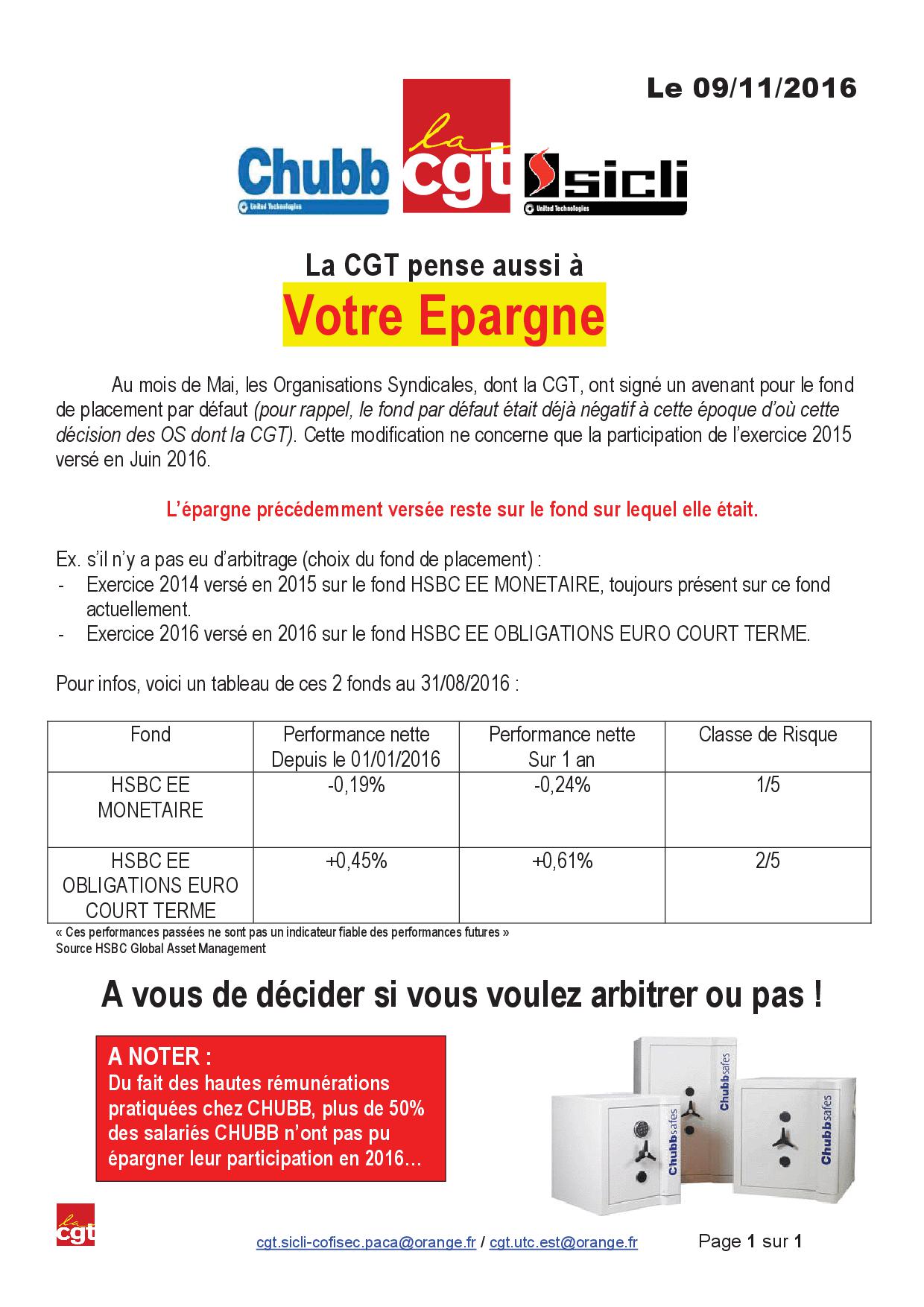 Tract epargne salariale